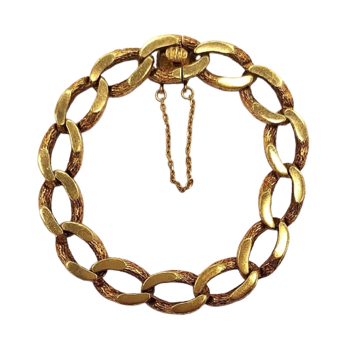 Bracelet or maille cheval