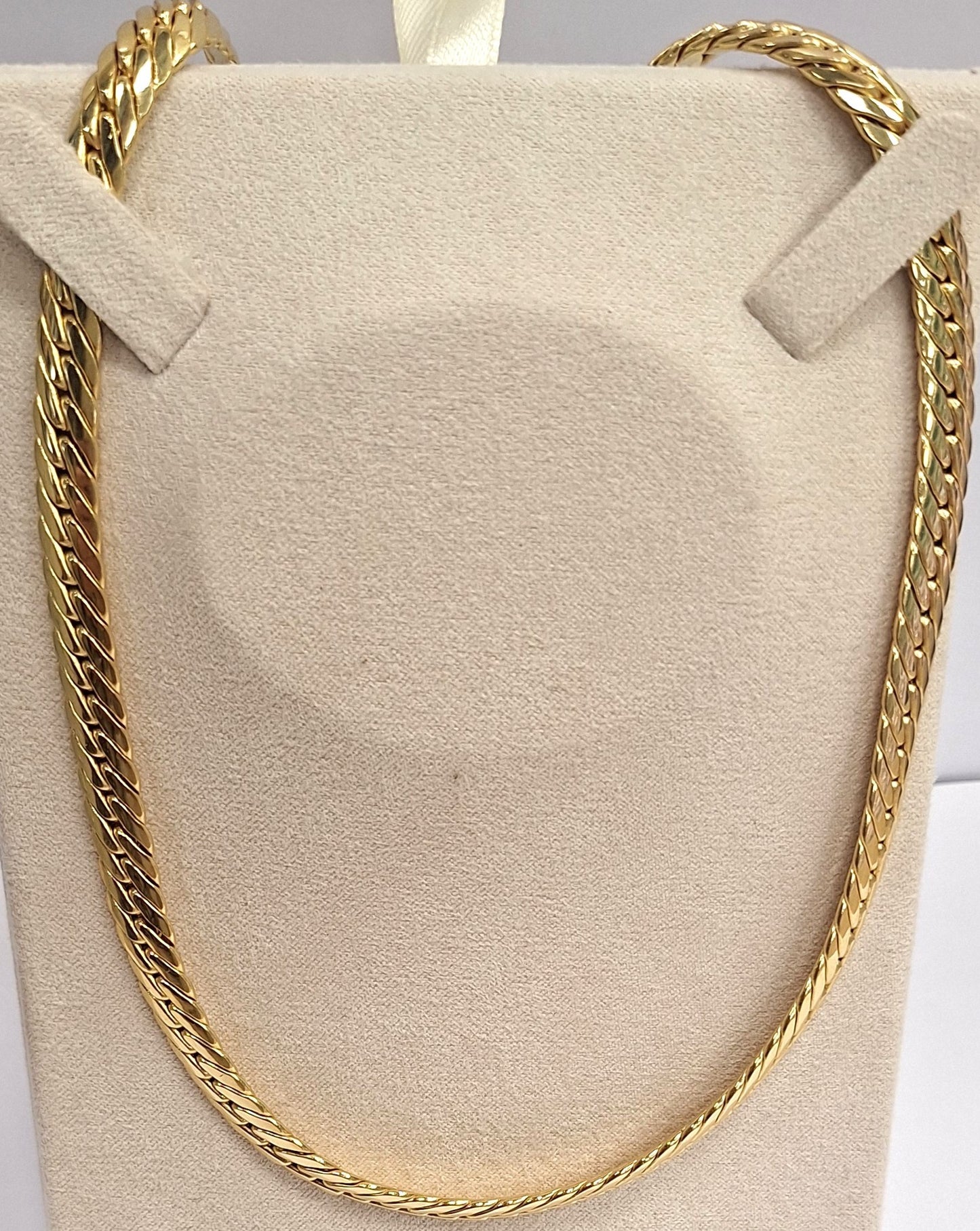 Collier Or Maille Anglaise