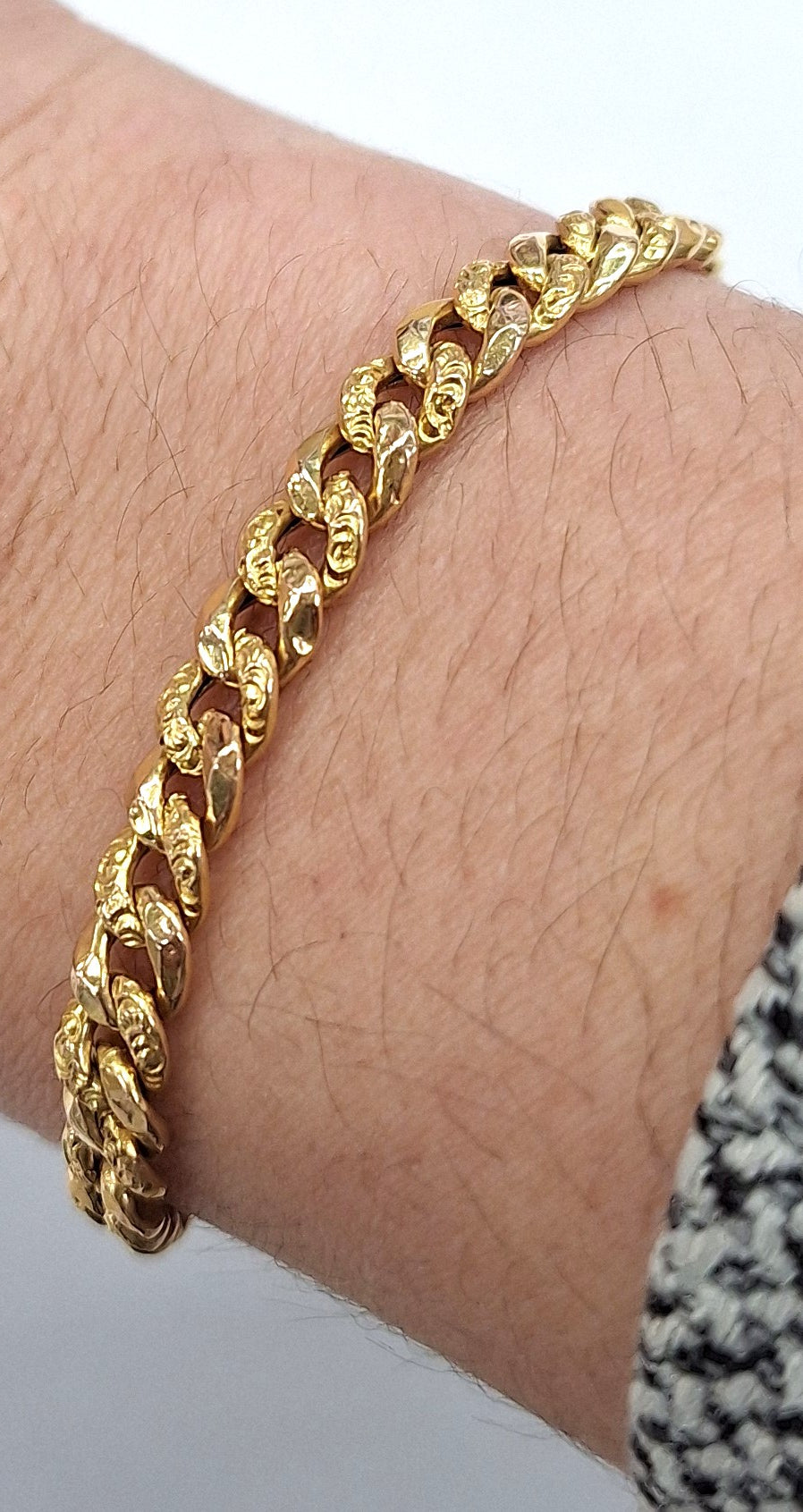 Bracelet Gourmette Or Jaune