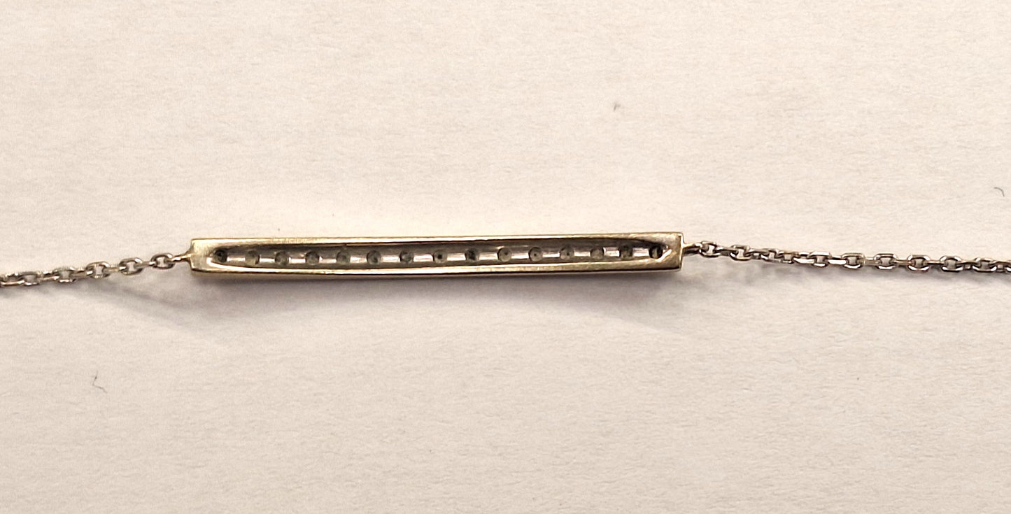 Bracelet or avec Diamants