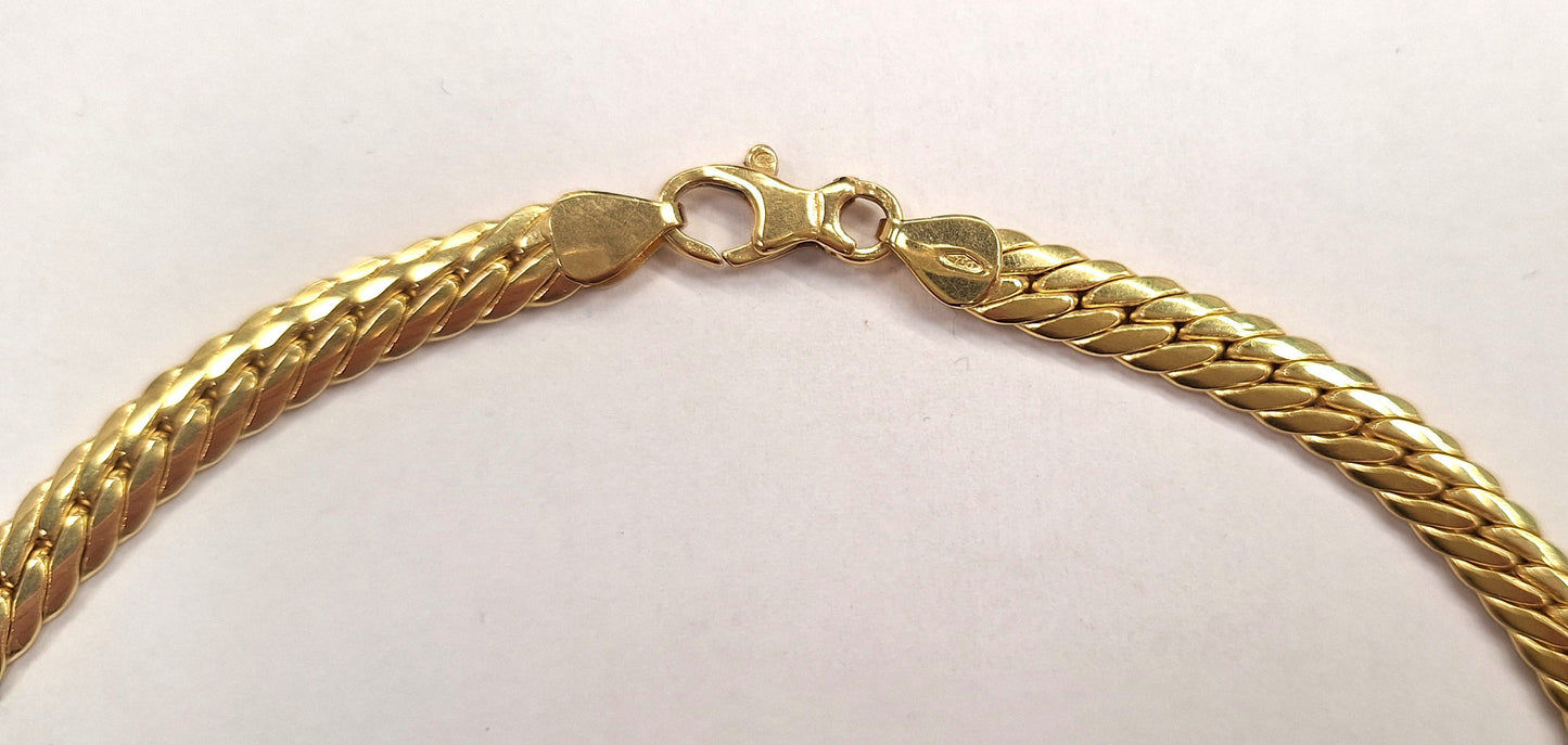 Collier Or Maille Anglaise