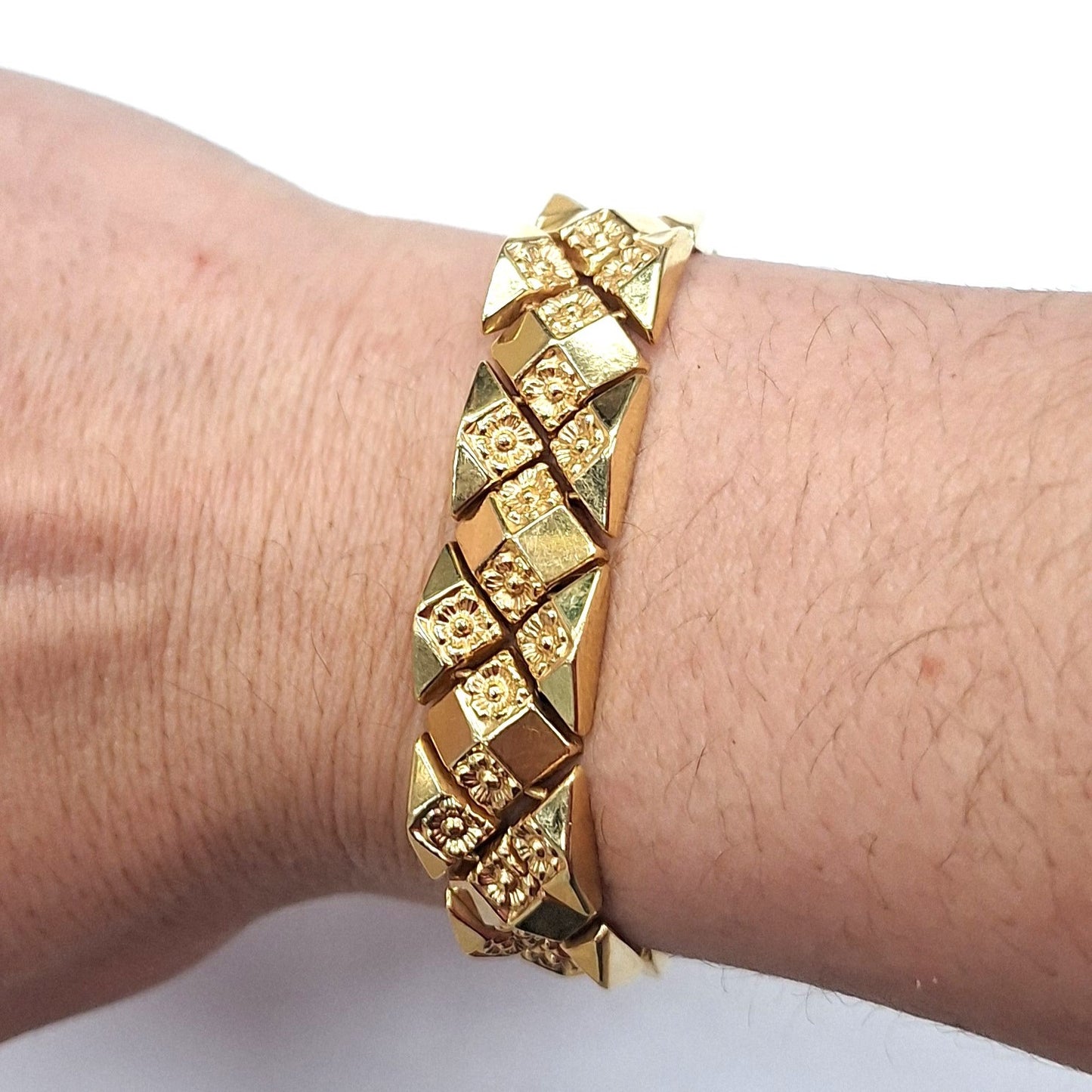 Bracelet Manchette Or Jaune