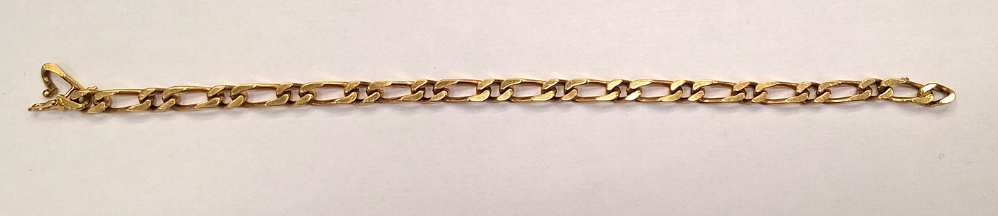 Bracelet Gourmette Or Jaune