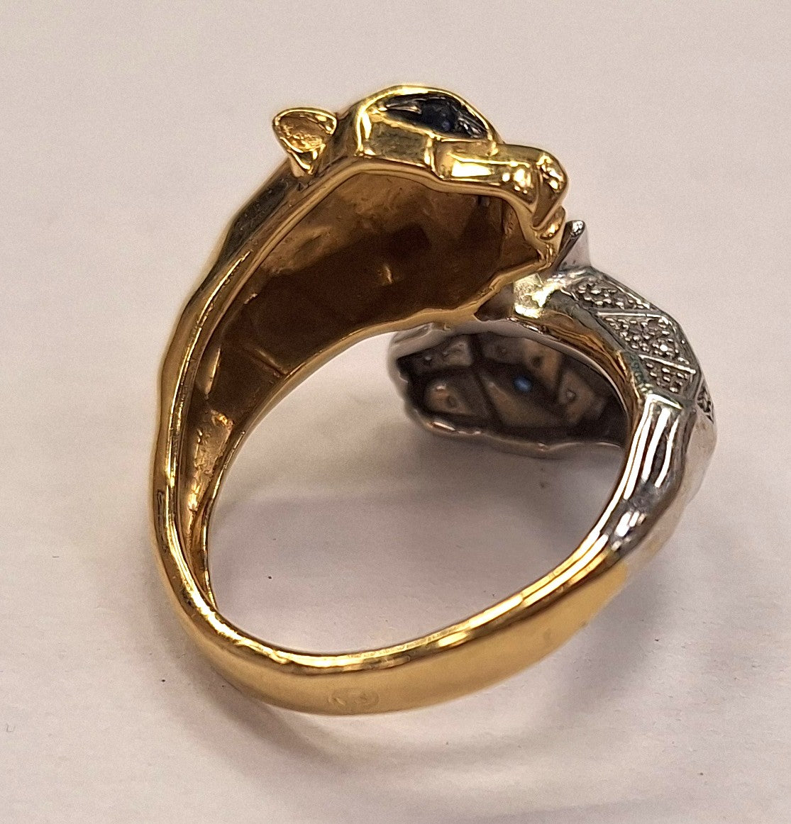 Bague Panthères 2 ors
