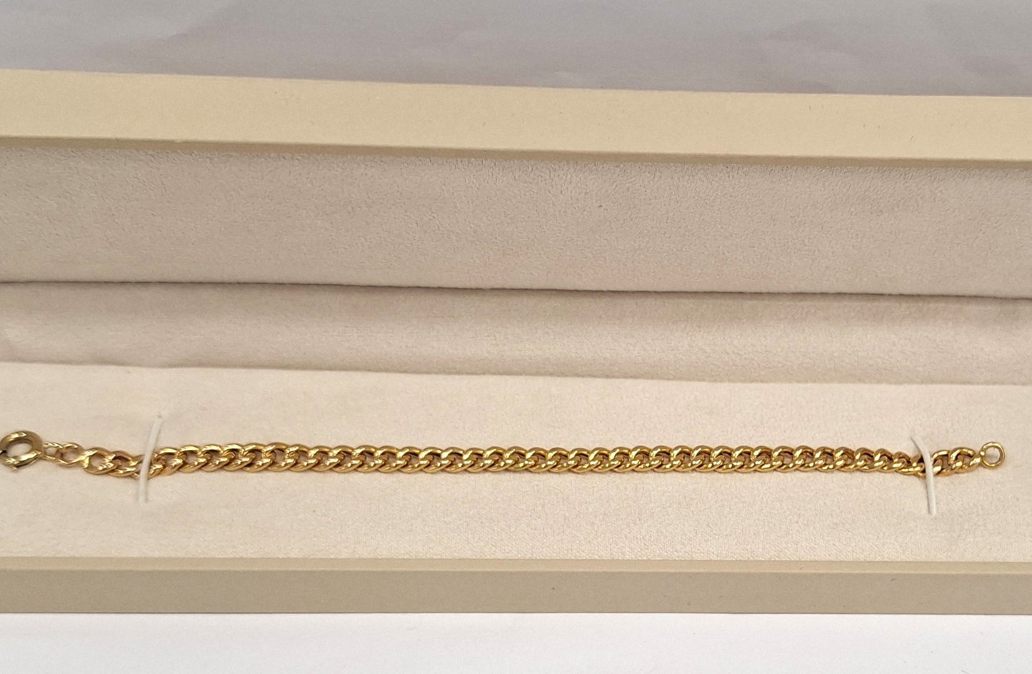 Bracelet Gourmette Or Jaune