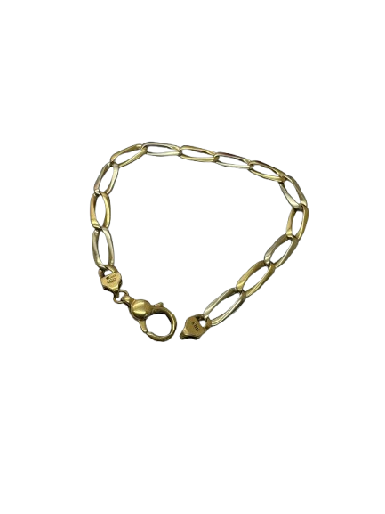 Bracelet Maillon Cheval en Or 18K 19.5 cm 8.51g