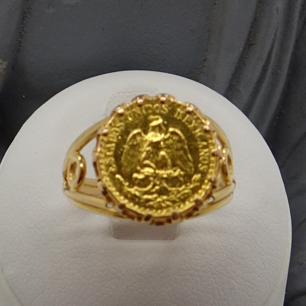 Bague avec pièce Dos Pesos 1945