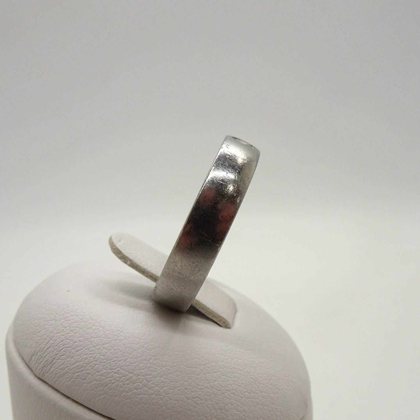 Bague jonc or blanc