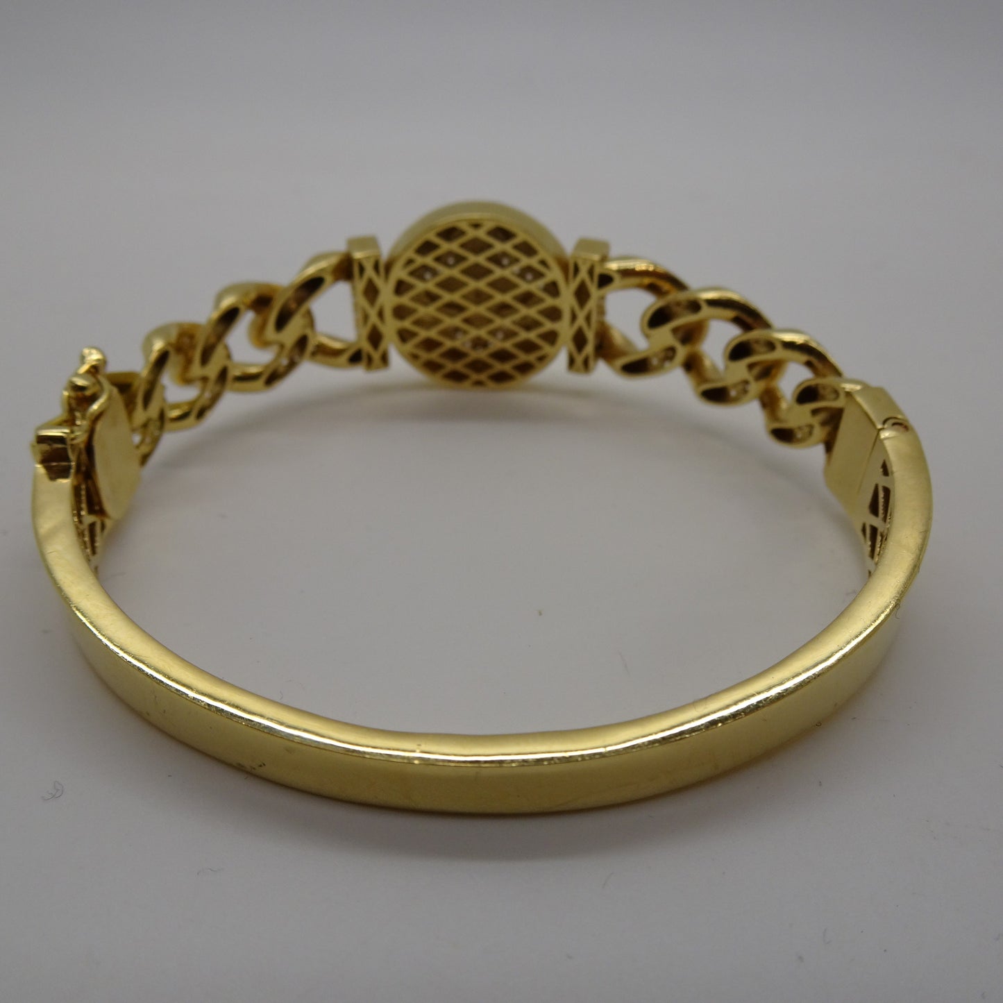 Bracelet Jonc or avec oxydes