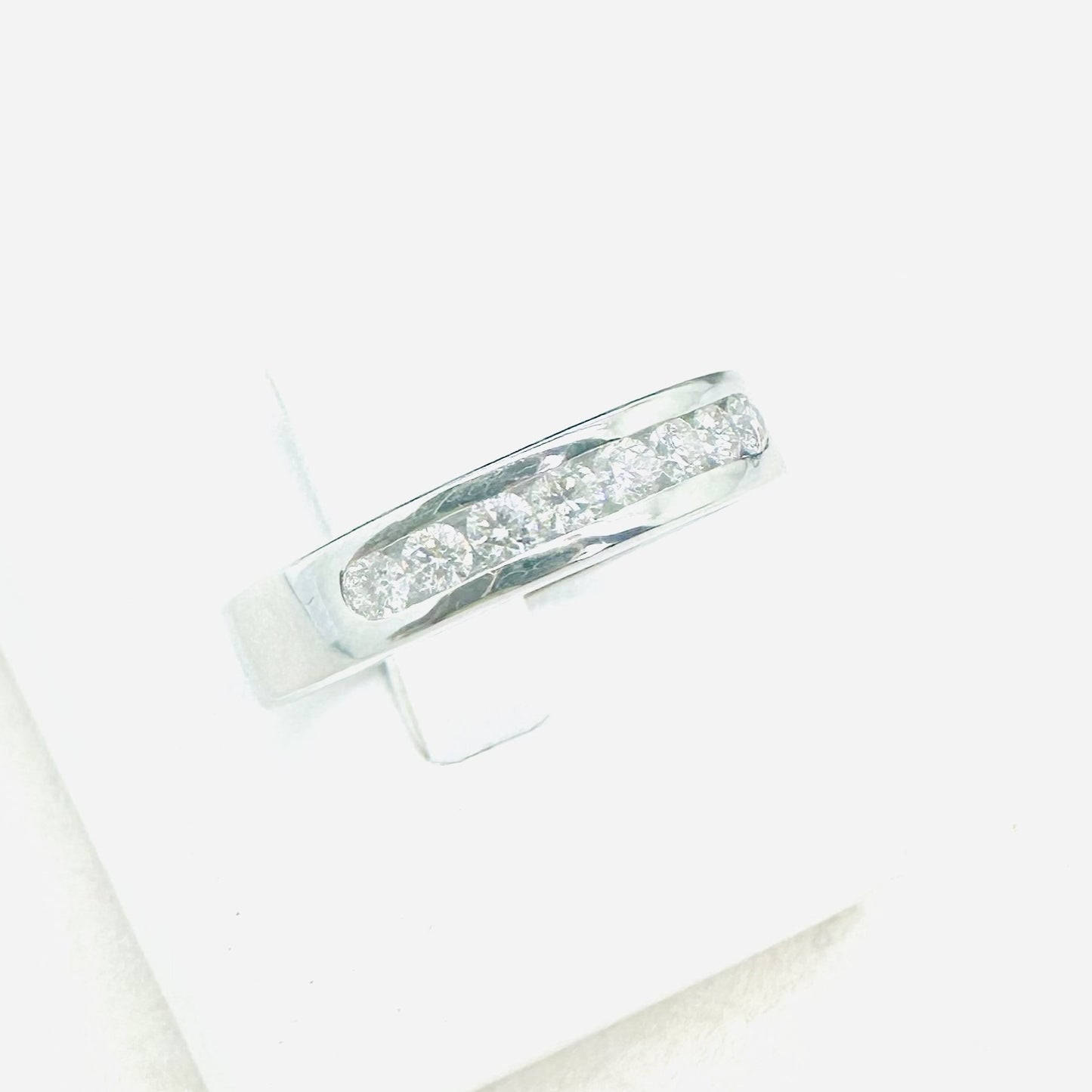 Bague Or Blanc et Diamants