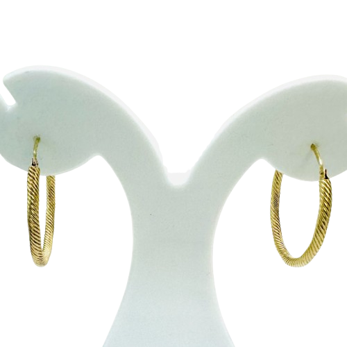 Créoles en or jaune