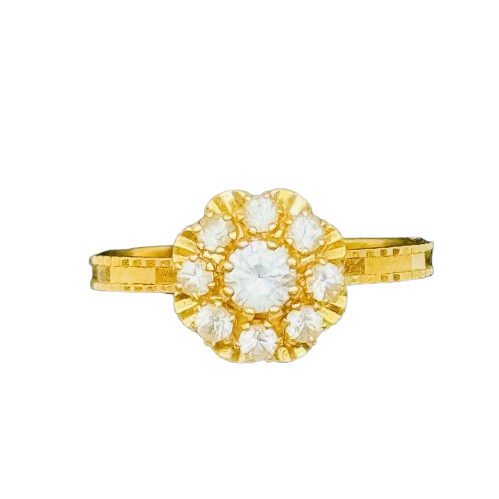 Bague chou avec oxydes