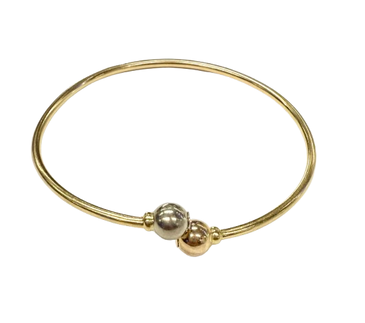 Bracelet Jonc 3 Ors 18K ⌀6,5