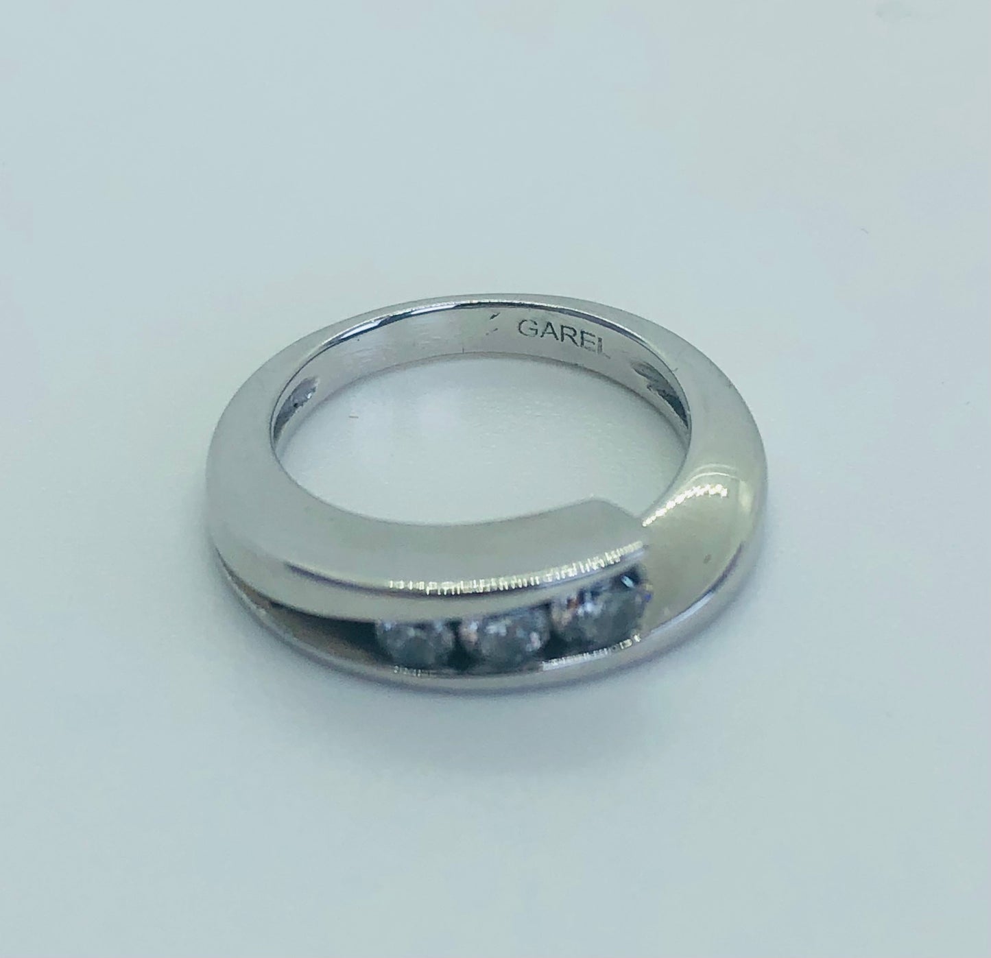 Bague GAREL Neima 18K 3 diamants T.50