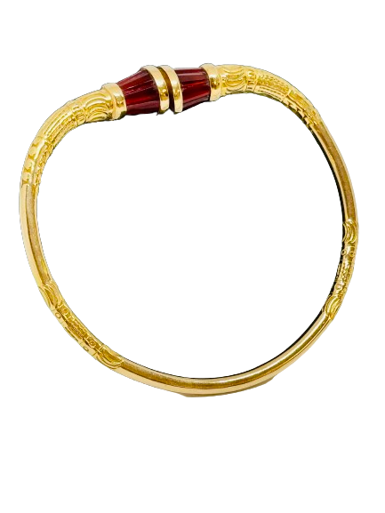 Bracelet Jonc Or Jaune 18 Carats