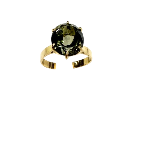 Bague Or Jaune avec Jade