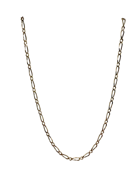 Collier Chaîne Figaro Or Jaune 18k Lg 66