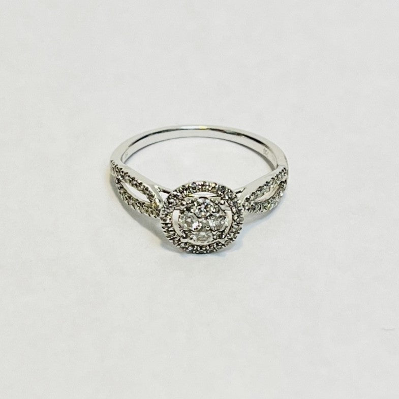 Bague or avec diamants