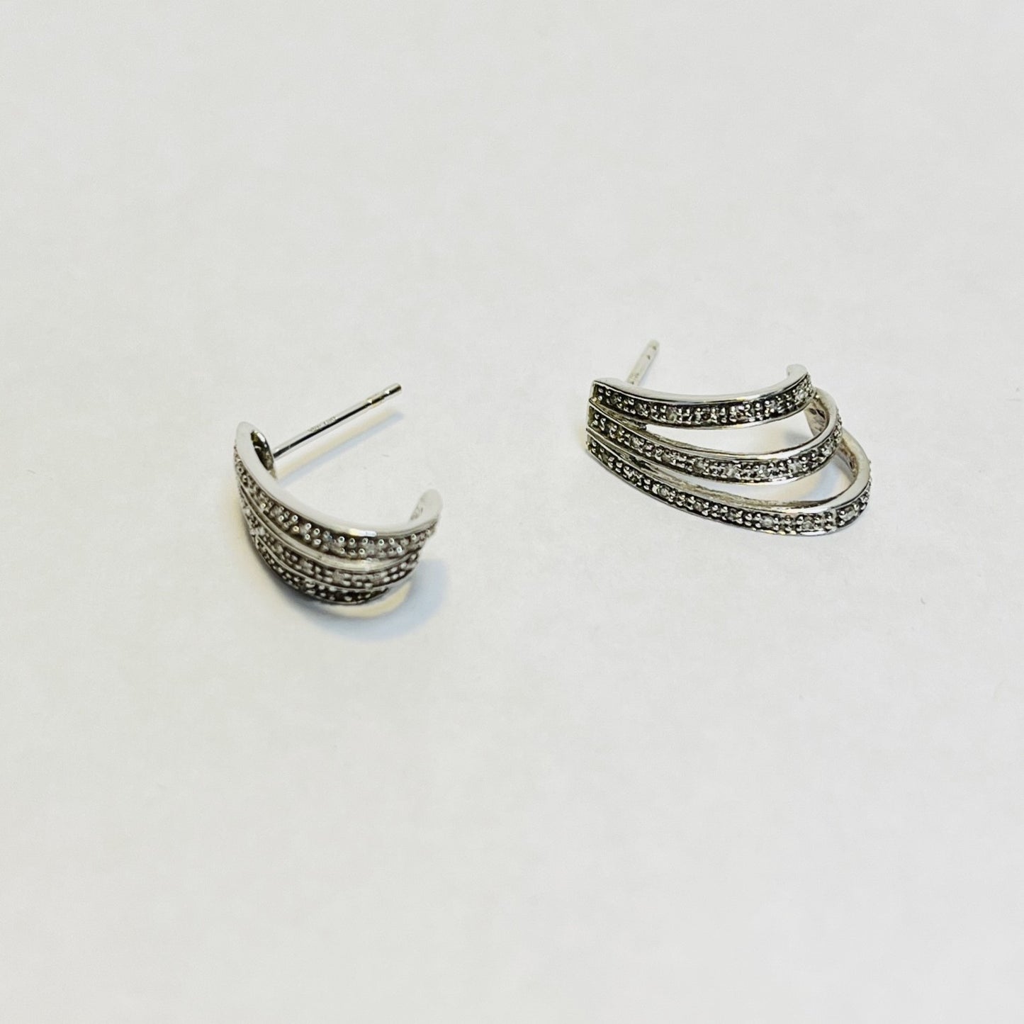 Boucles d'oreille or avec diamants