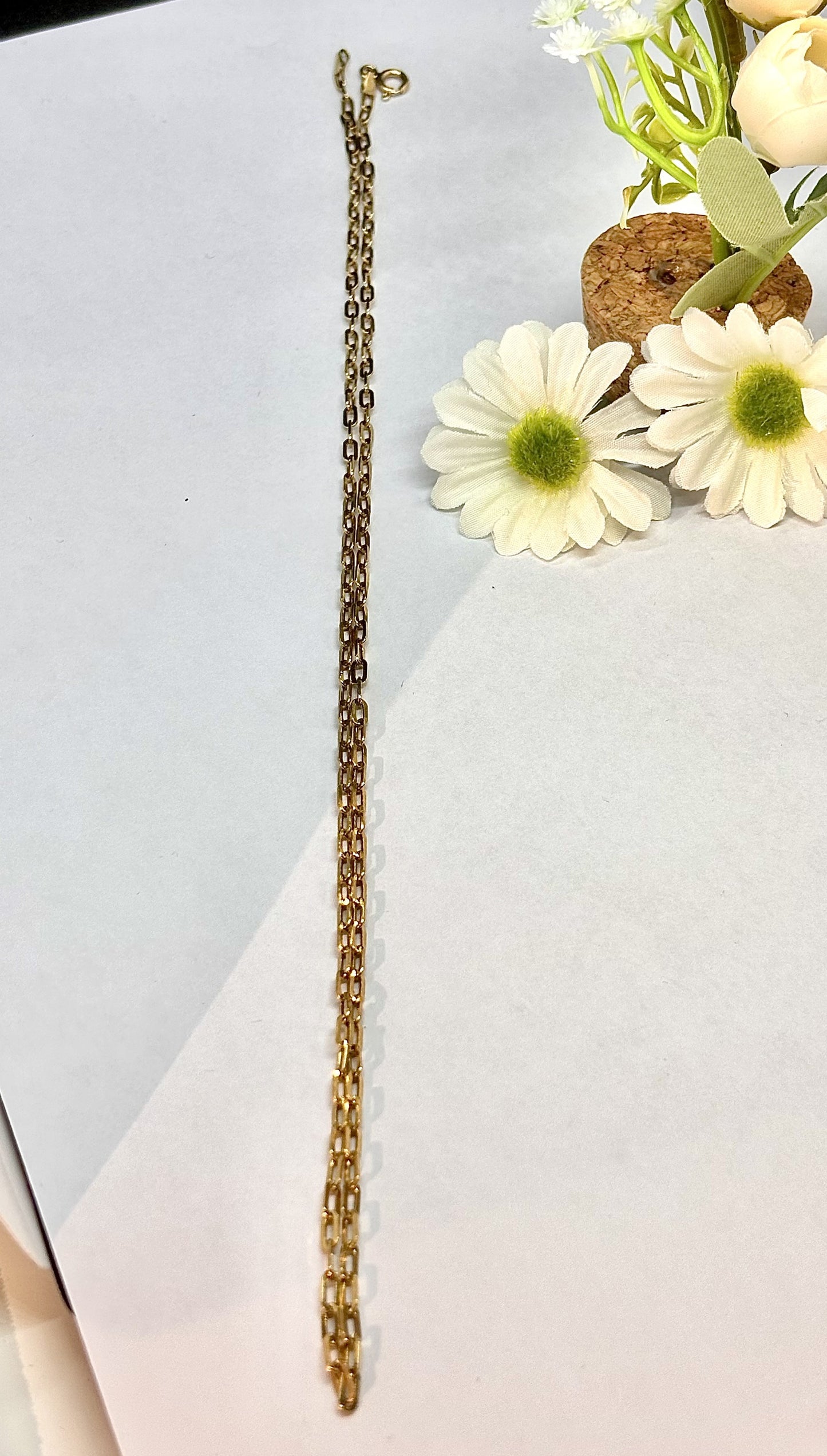 Chaîne or maille forçat