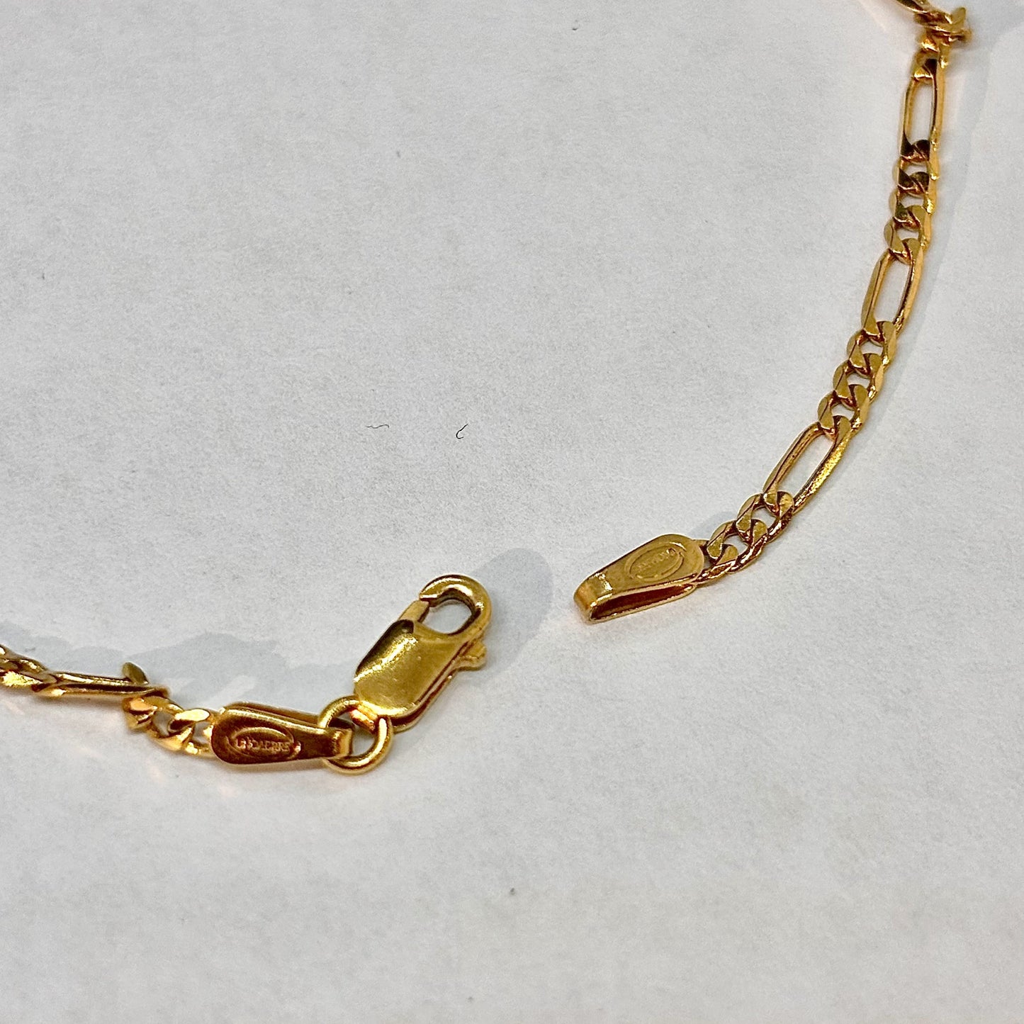Collier Sautoir en Or Maille figaro