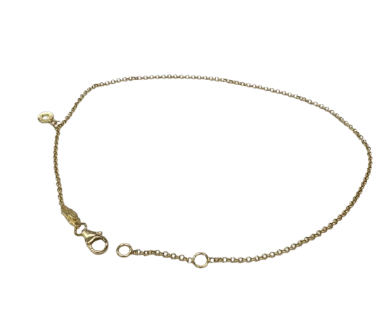 Bracelet Chaîne de cheville en Or Jaune 18k