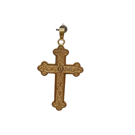 Pendentif Croix en Or Jaune 18k