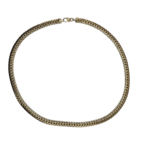 Collier or maille anglaise