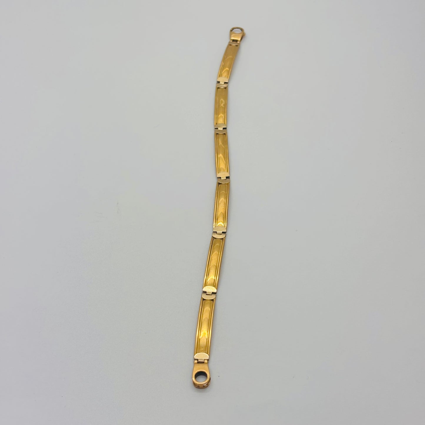 Bracelet gourmette en Or Jaune 18K 12.35 grs