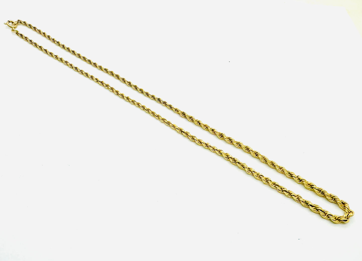 Collier Maille Corde Or Jaune