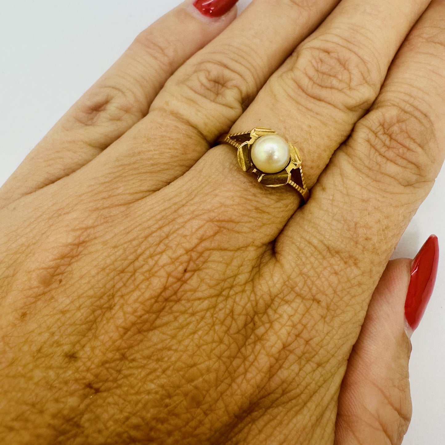 Bague Perle Or Jaune