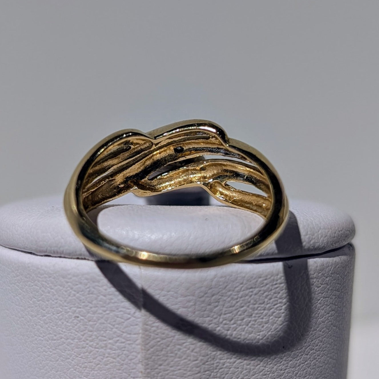 Bague 2 ors avec diamants