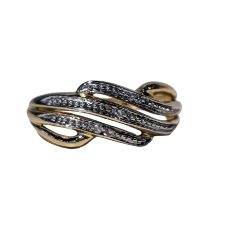 Bague 2 ors avec diamants