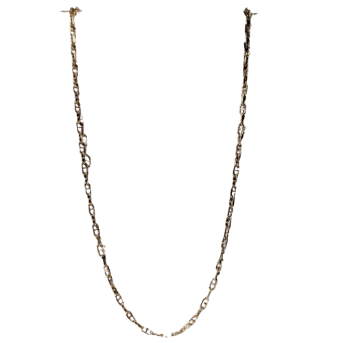 Collier or maille marine