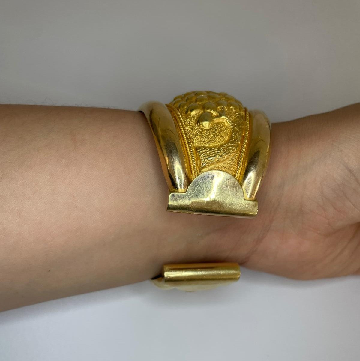 Bracelet Jonc Or Jaune 18K 52.1 Grs