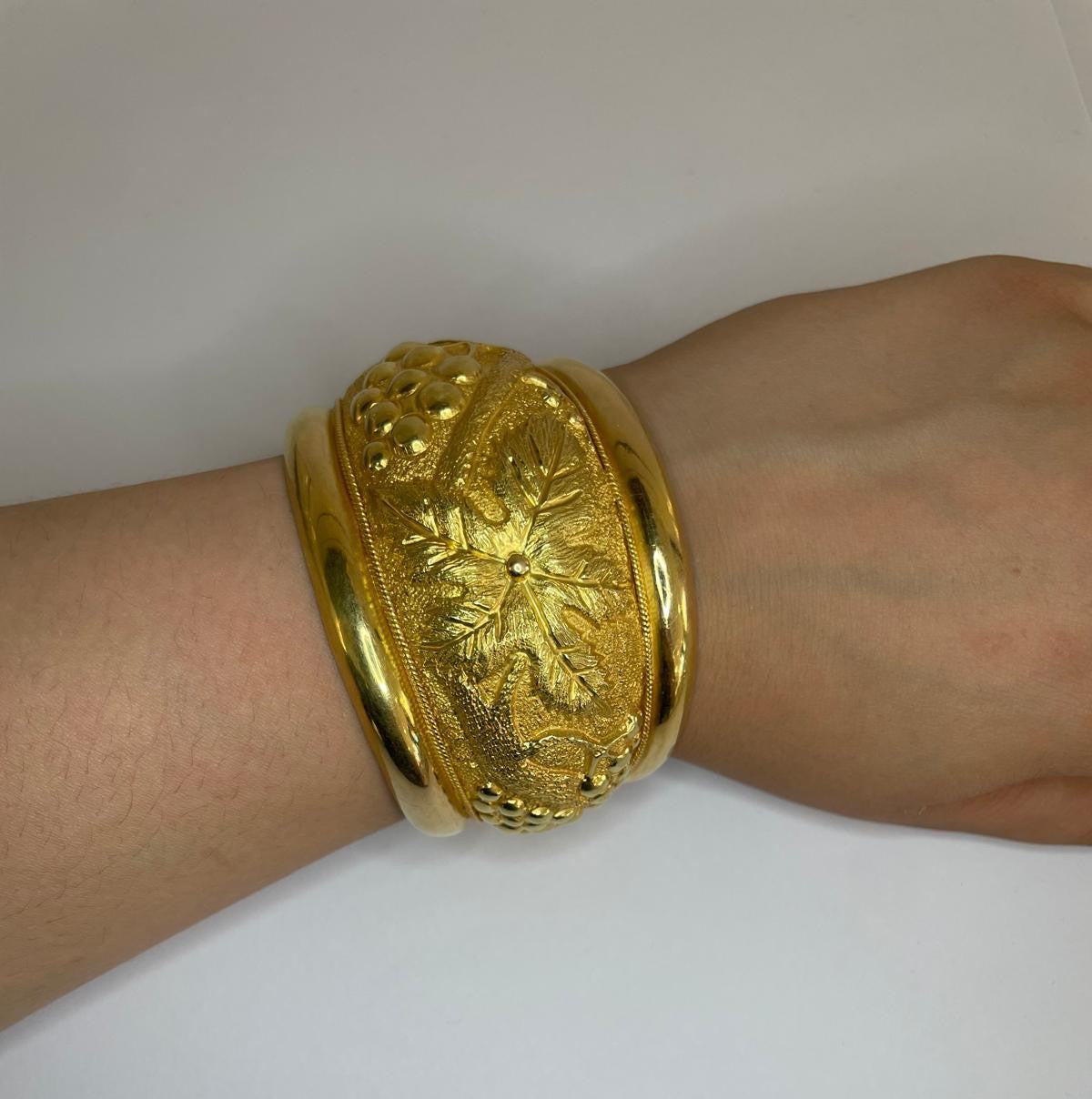 Bracelet Jonc Or Jaune 18K 52.1 Grs