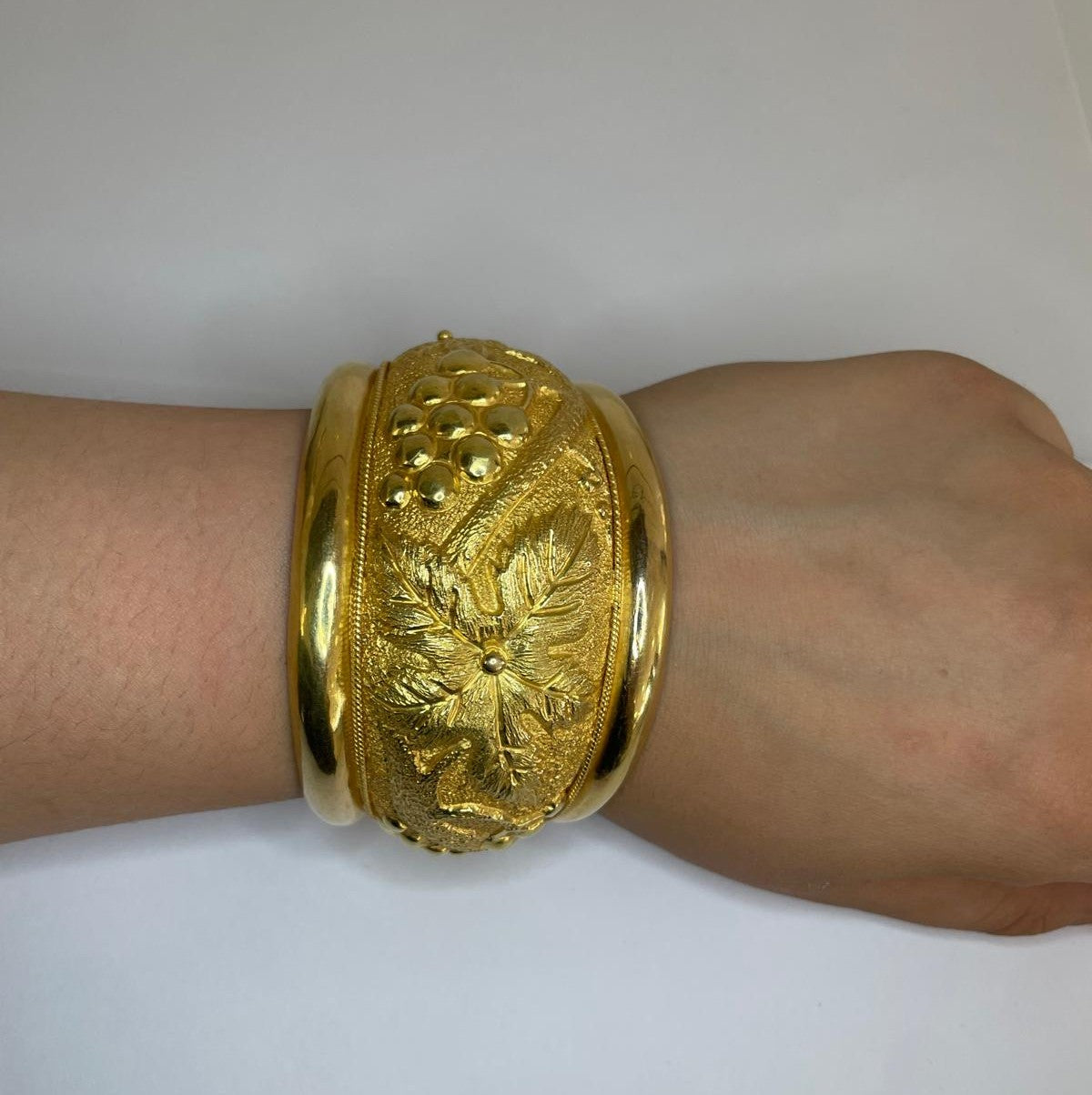 Bracelet Jonc Or Jaune 18K 52.1 Grs