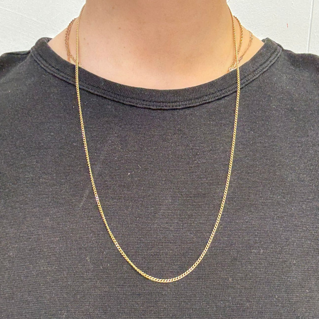 Collier Sautoir en Or Jaune 18K 7.35 Grs