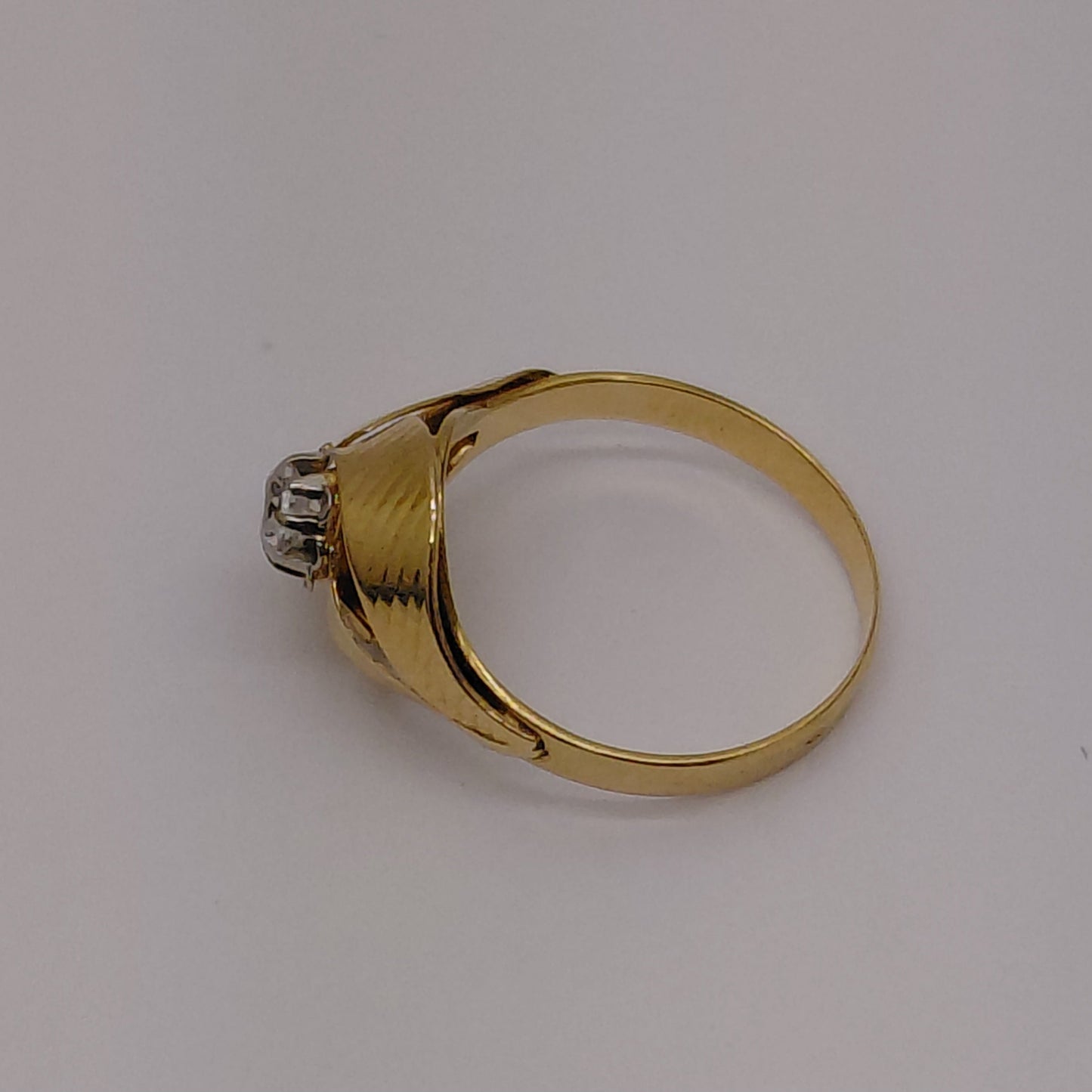 Bague Or Jaune 18k Taille-54
