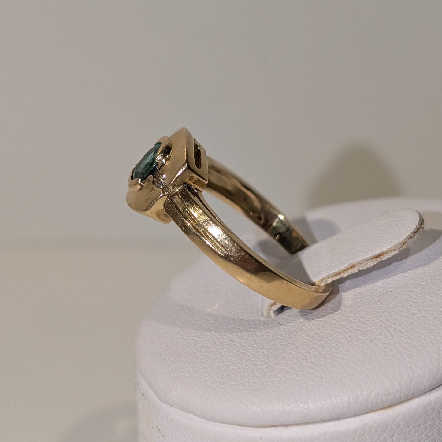 Bague Ancienne avec Pierre 18K Taille-54