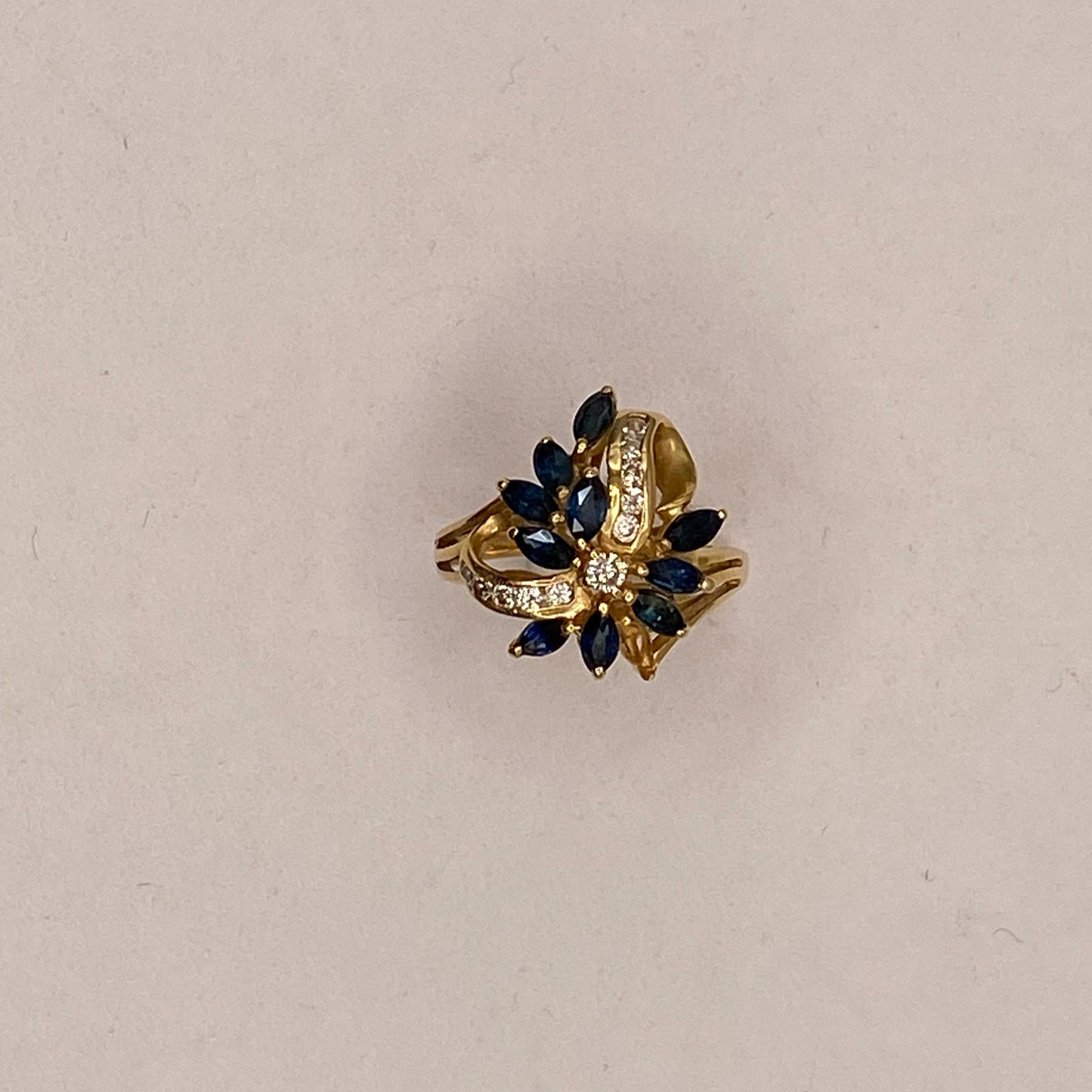 Bagues en Or Jaune 18K Taille-51