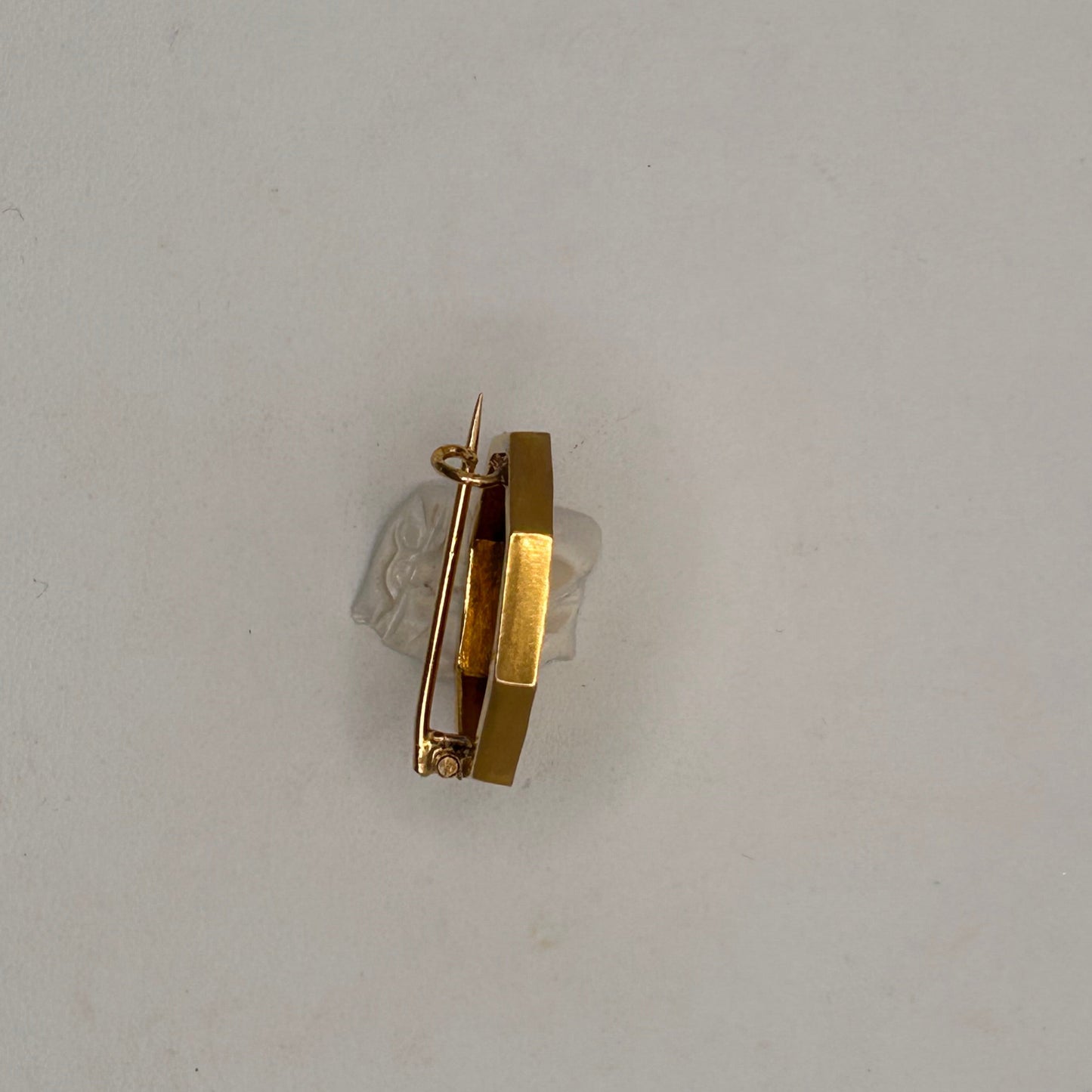 Pendentif Broche Ancienne Or Jaune 18K 2.36 Grs