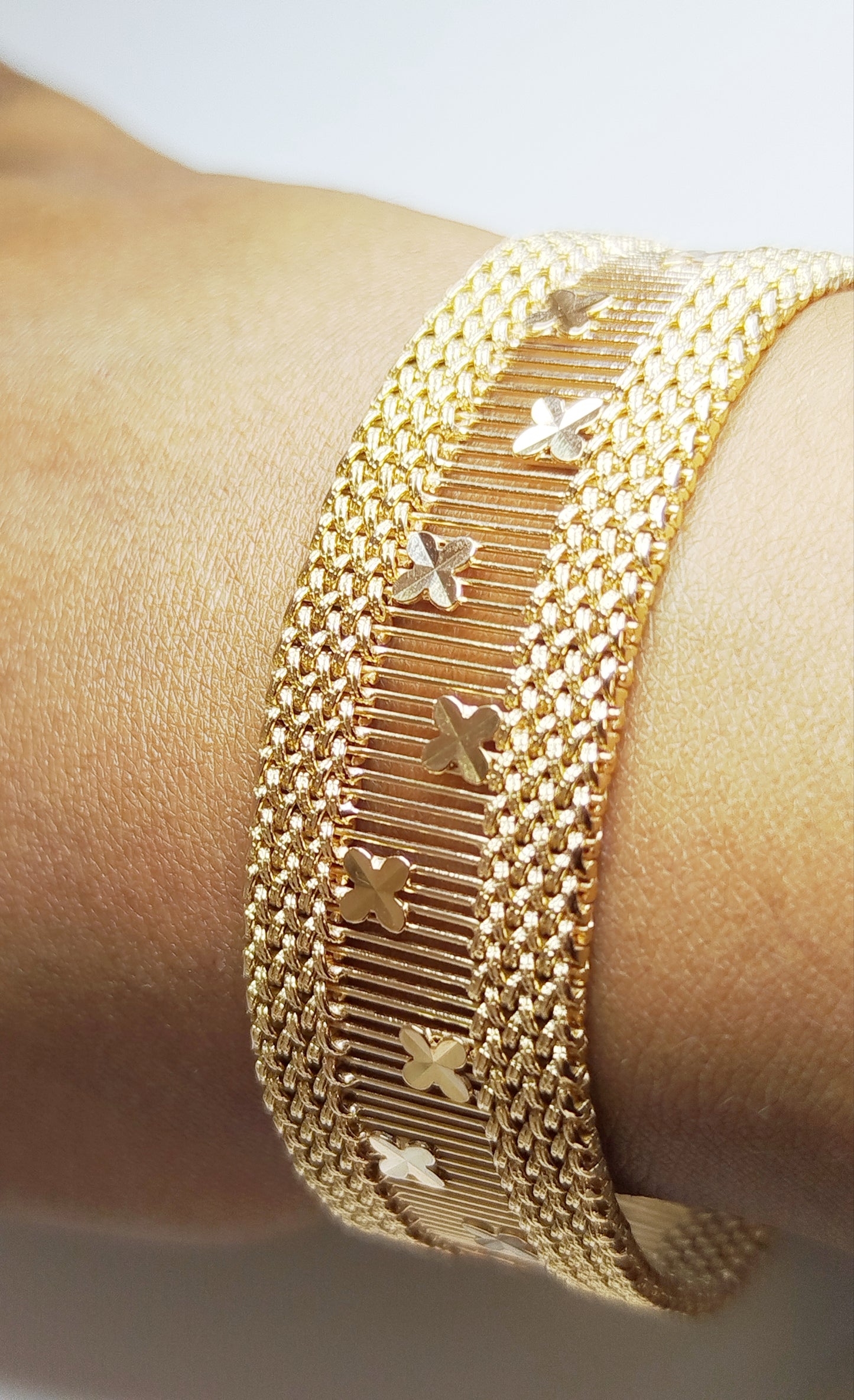 Bracelet Jonc Or Jaune 18K 54.17 Grs
