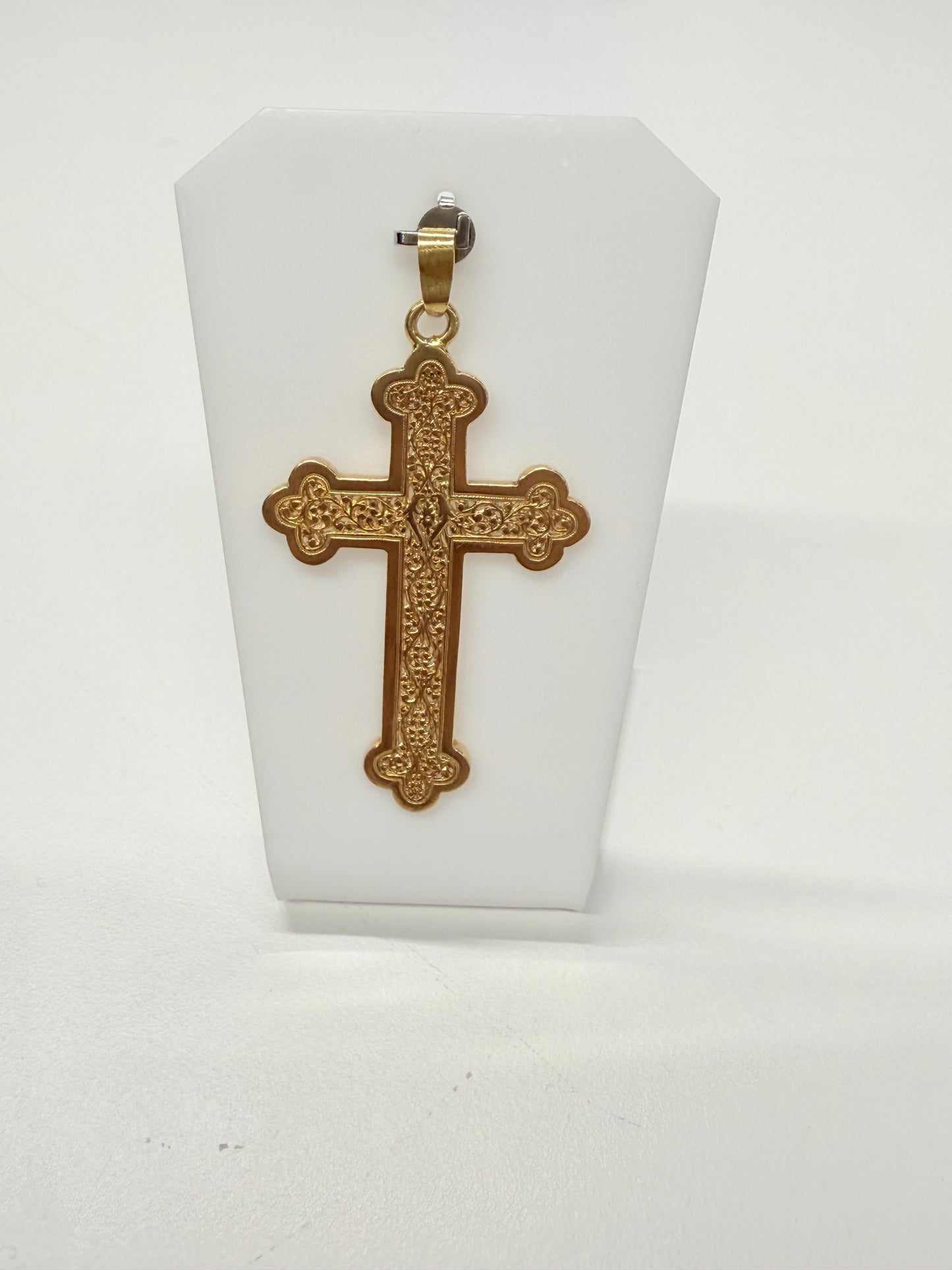 Pendentif Croix en Or Jaune 18k