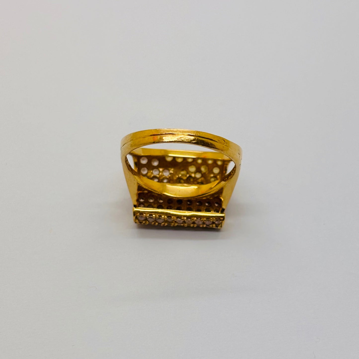 Bague en or jaune 18K Taille-59