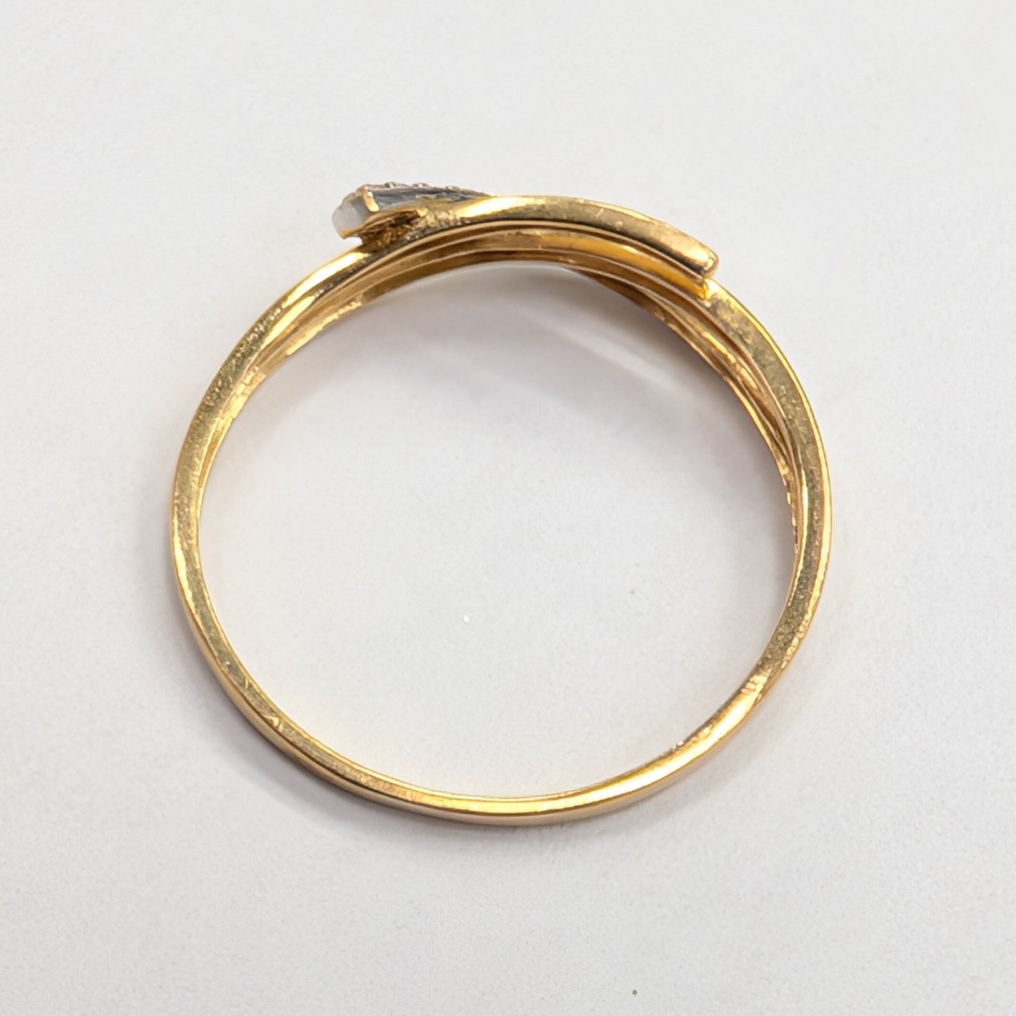 Bague en Or Jaune 18K Taille-55