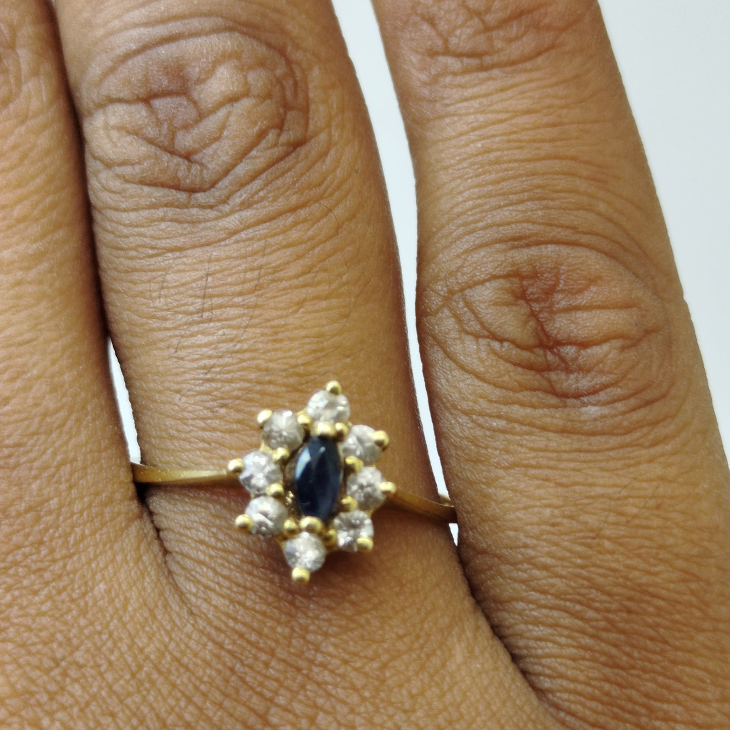 Bague en Or Jaune 18K Taille-58