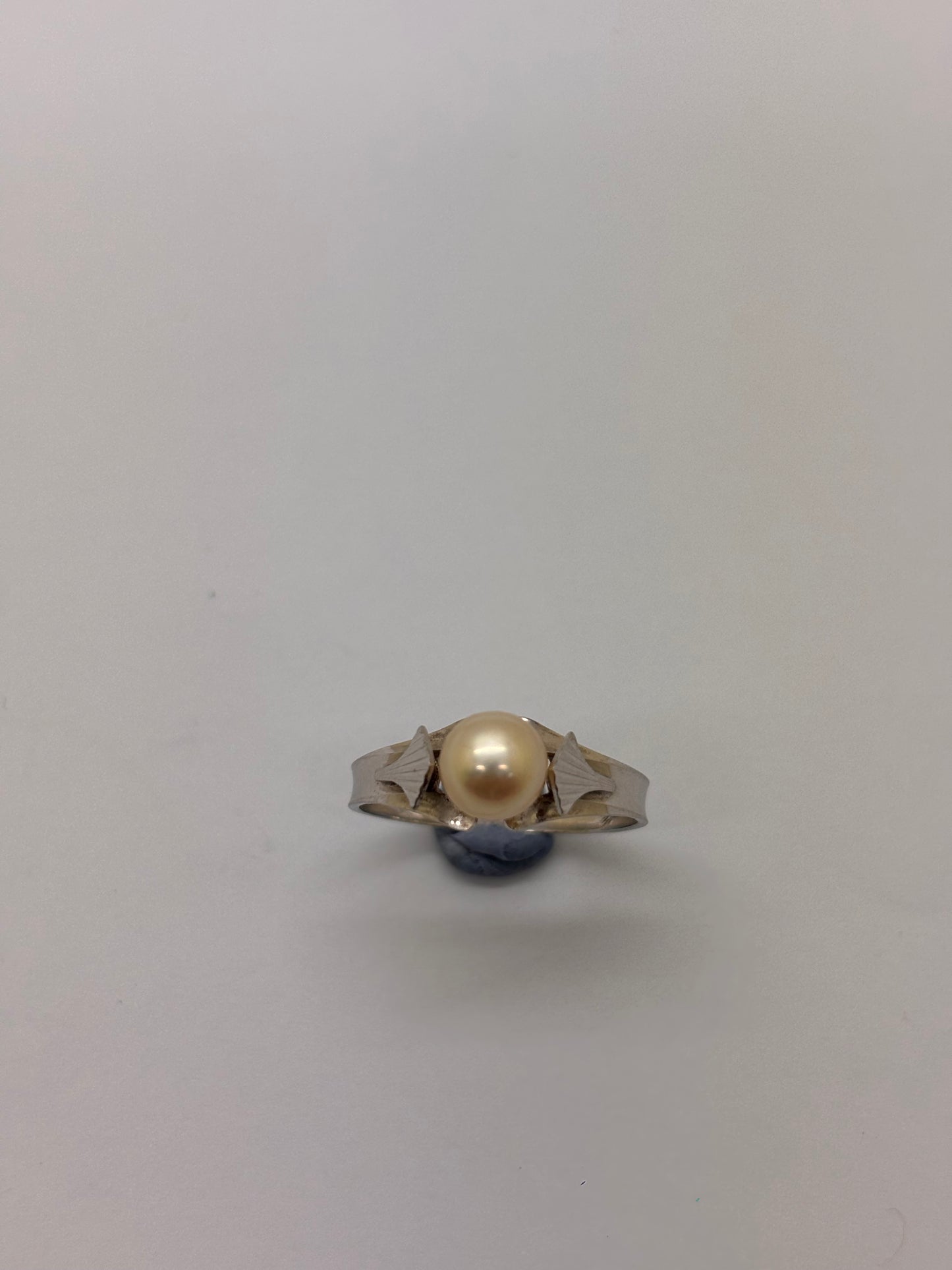 Solitaire en Or Blanc 18K Taille-54