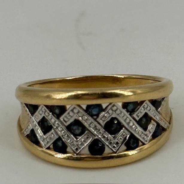 Bague Or Jaune 18K Taille-54