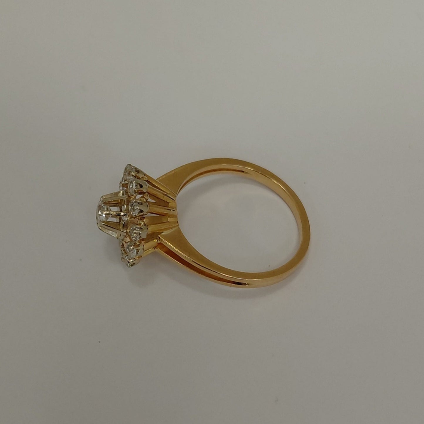 Bague en Or Jaune 18K Taille-55